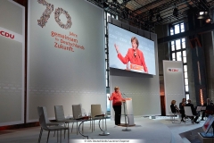 CDU Bundesparteitag 2015 Deutsche Einheit Festakt E-Werk Berlin Angela Merkel 70 Jahre gemeinsam für Deutschlands Zukunft Gestaltung und Planung von Erlebnisräumen Veranstaltungsdesign