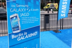 Samsung Berlin is Galaxing 2014 Gewinnspiel Galaxy S4 Zoom Samsung Experience Tour Berlin is Galaxing Dive into the Blue Erlebniskommunikation Live-Kommunikationskampagne