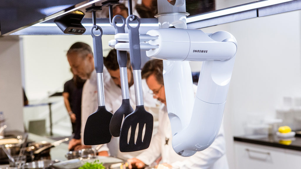 IFA 2019 Samsung Connected Living IFA Messe Club de Chefs Live Cooking Show Chef Bot Roboter Küchenhilfe