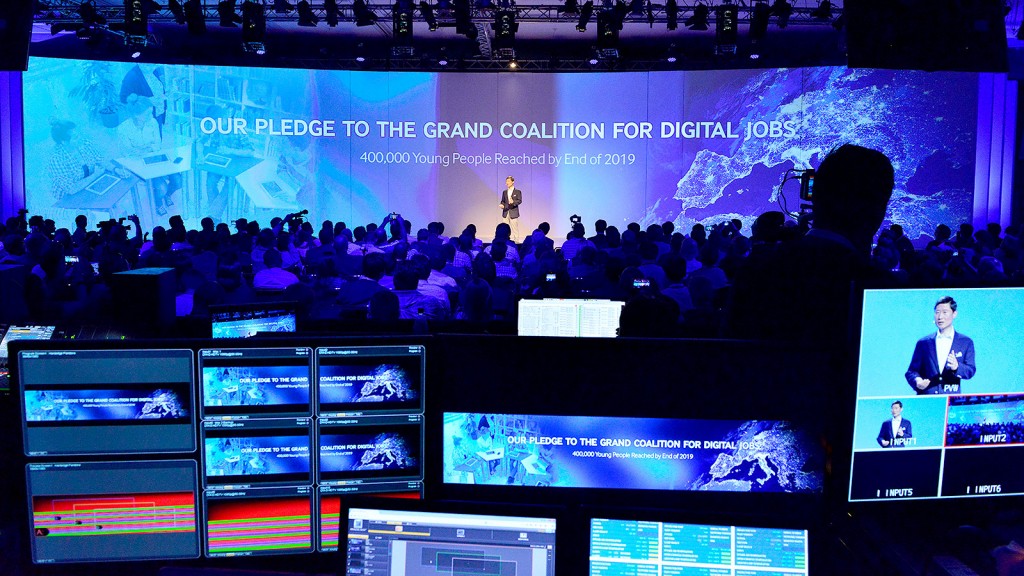 Samsung IFA 2014 Pressekonferenz Grand Coalition Digital Jobs