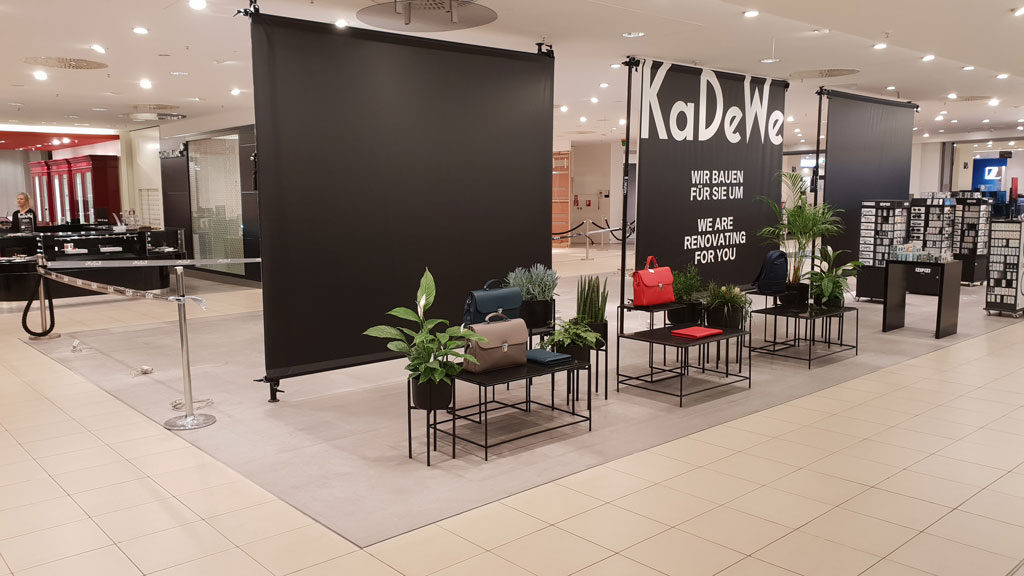 S.T. Dupont Deutschland KaDeWe Shopgestaltung 2017 Luxus Accessoires Shopausbau Shop Konzept Ausbau Umgestaltung Gestaltung Umbau Standort