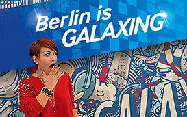 Samsung Berlin is Galaxing 2014 Samsung Experience Tour Berlin is Galaxing Dive into the Blue Erlebniskommunikation Live-Kommunikationskampagne